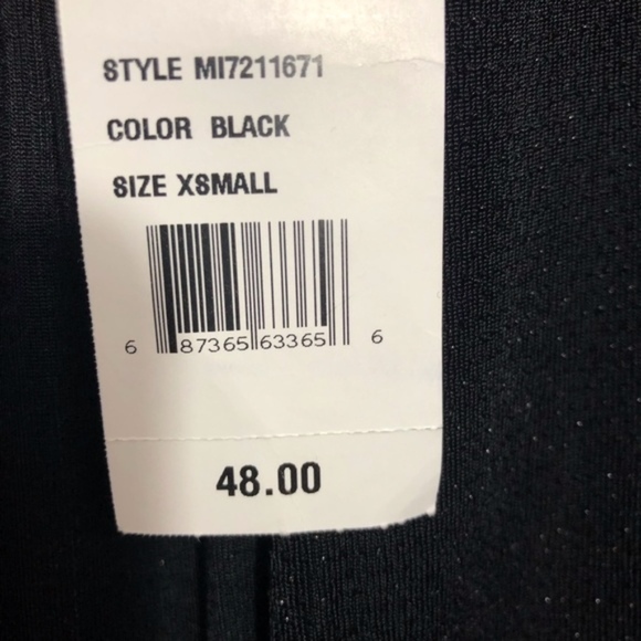 Bobeau faux wrap glitter sleeveless top NWT XS - Picture 4 of 7